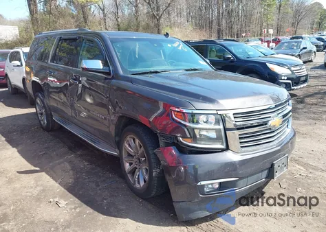 2015 Chevrolet Suburban 1500 Ltz из США, поврежденный, VIN 1GNSKKKC9FR120638